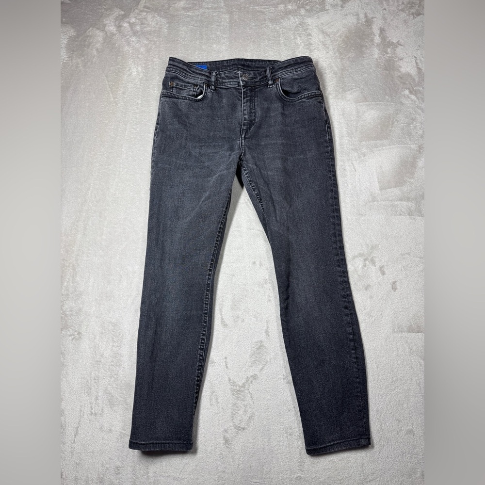 Acne Studios Bla Konst Climb Women’s Faded Black Cotton Blend Skinny Jeans 29